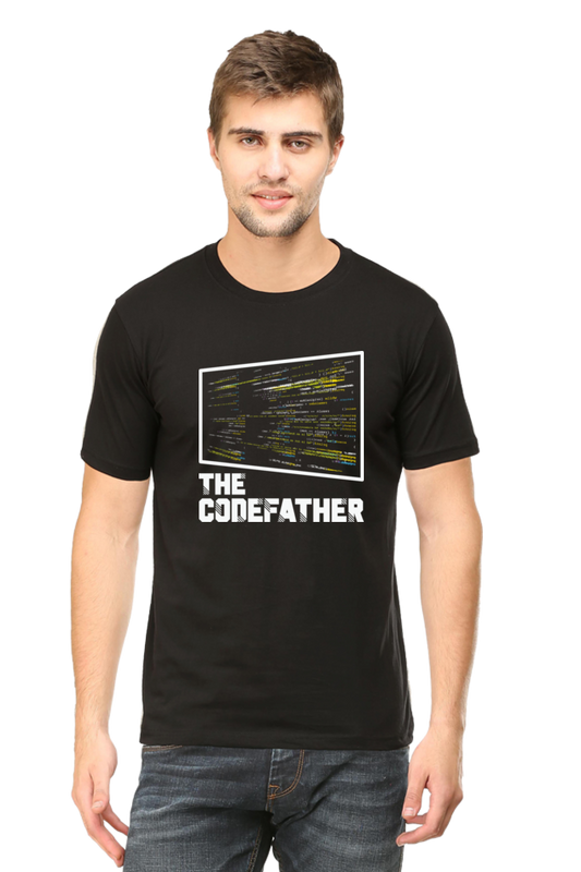 The Codefather Round Neck Half Sleeve T-shirt