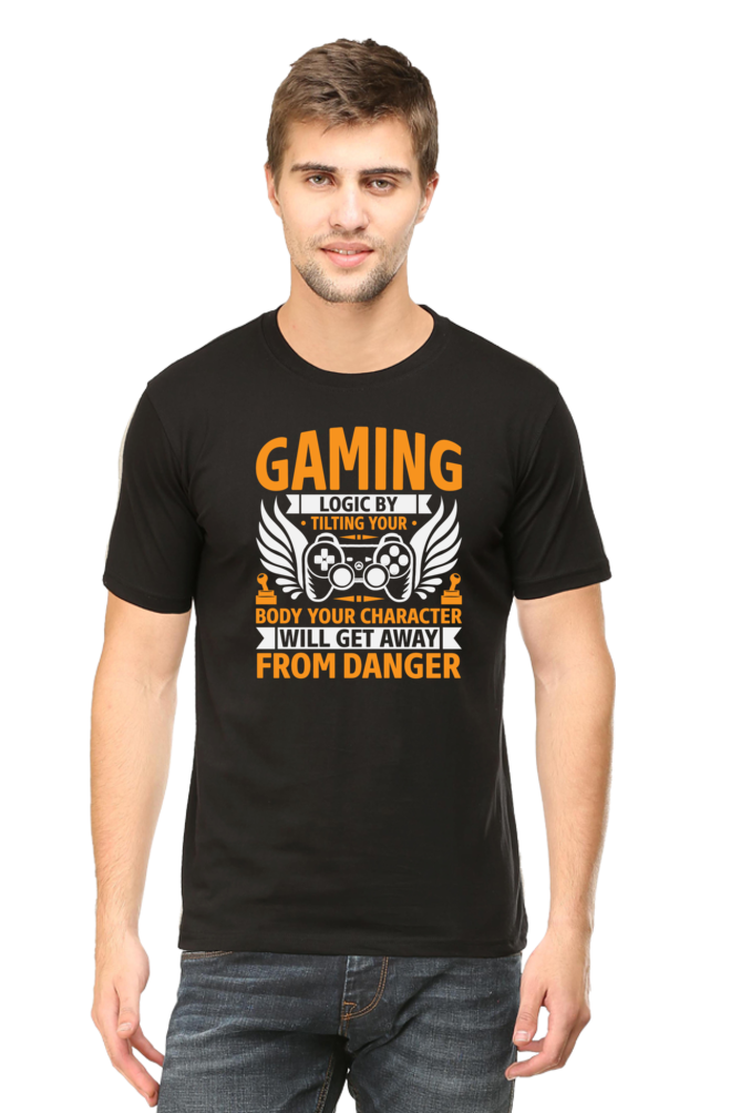 Gaming Logic Round Neck Half Sleeve T-shirt