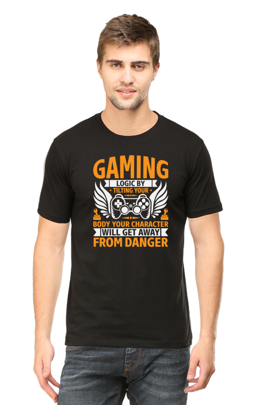 Gaming Logic Round Neck Half Sleeve T-shirt