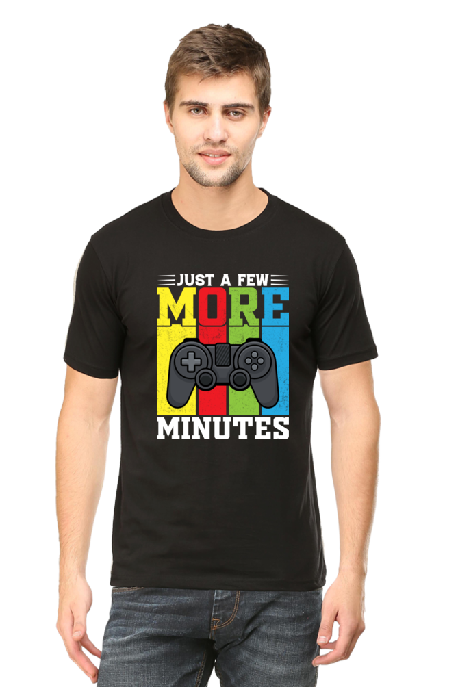 Just A Few More Minutes Round Neck Half Sleeve T-shirts