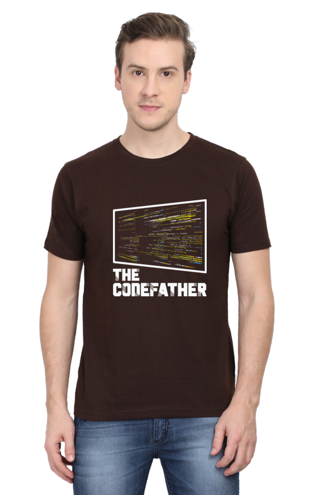 The Codefather Round Neck Half Sleeve T-shirt