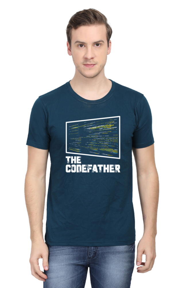 The Codefather Round Neck Half Sleeve T-shirt