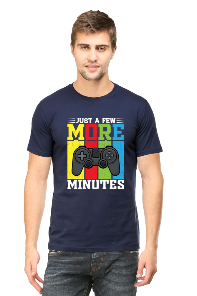 Just A Few More Minutes Round Neck Half Sleeve T-shirts