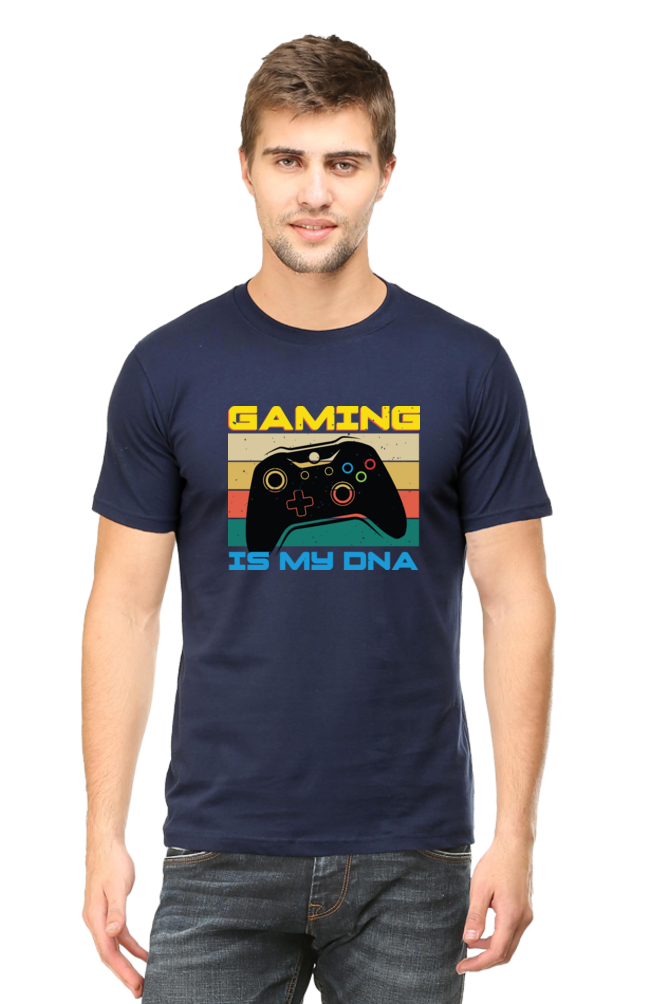 Gaming is My DNA Round Neck Half Sleeve T-shirts