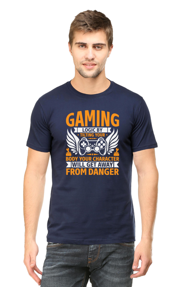 Gaming Logic Round Neck Half Sleeve T-shirt