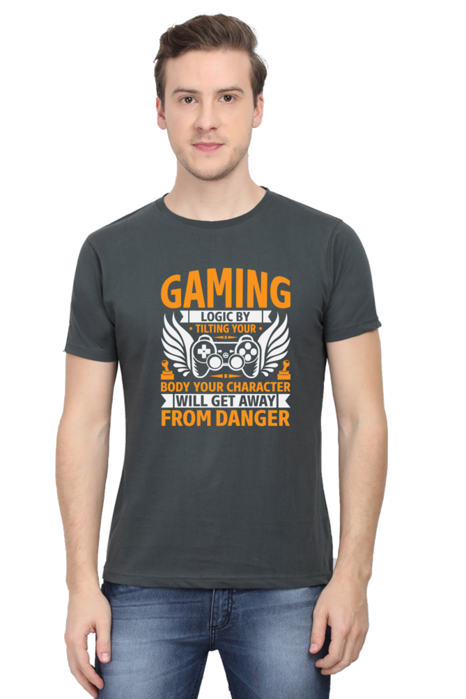 Gaming Logic Round Neck Half Sleeve T-shirt