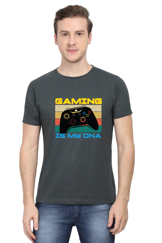 Gaming is My DNA Round Neck Half Sleeve T-shirts