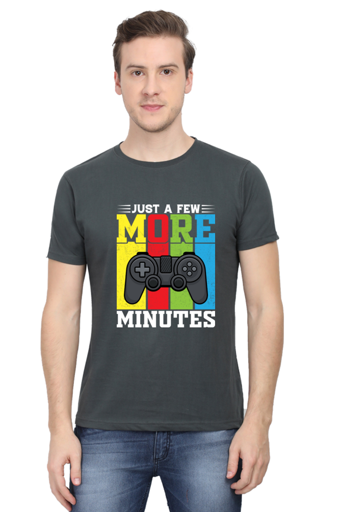 Just A Few More Minutes Round Neck Half Sleeve T-shirts