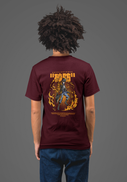 Revolusioner Flame Emperor Tee- Half-Sleeve Unisex T-Shirt