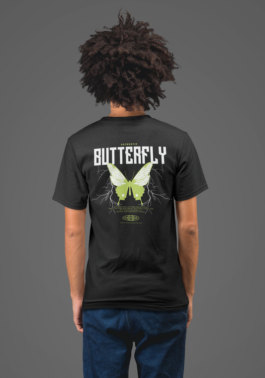 "HOPE" & "BUTTERFLY" Half-Sleeves Unisex T-Shirt